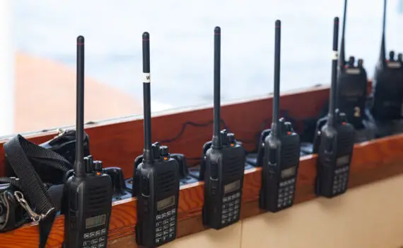 Baofeng BF-F8HP and UV-82HP radios.